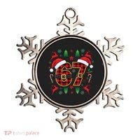 67 Christmas Plaid Number Viral Meme 6-7 Six Seven Ornament thumb 0