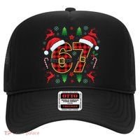 67 Christmas Plaid Number Viral Meme 6-7 Six Seven Hat thumb 0