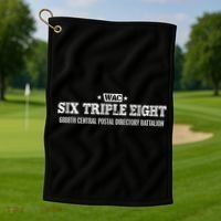 6888th Central Postal Directory Battalion 6 Triple 8th Golf Towel thumb 1