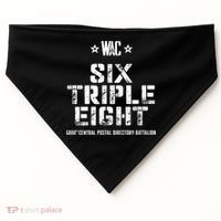 6888th Central Postal Directory Battalion 6 Triple 8th USA-Made Doggie Bandana thumb 0