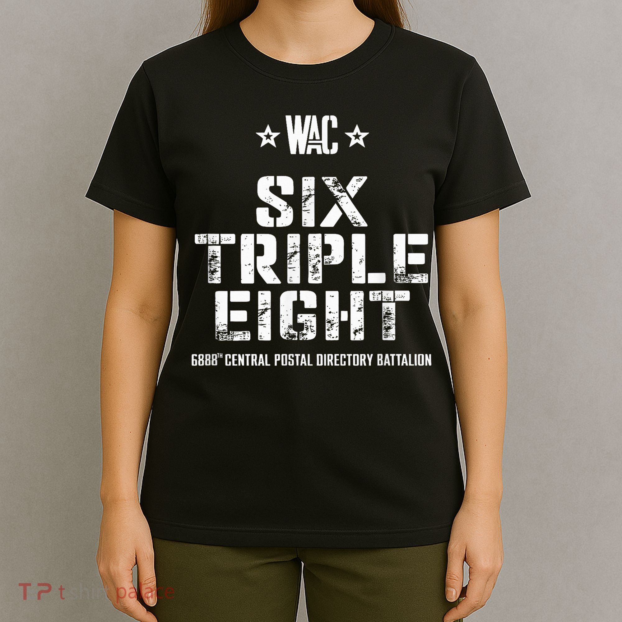6888th Central Postal Directory Battalion 6 Triple 8th T-Shirt