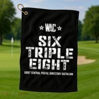 6888th Central Postal Directory Battalion 6 Triple 8th Golf Towel thumb 1