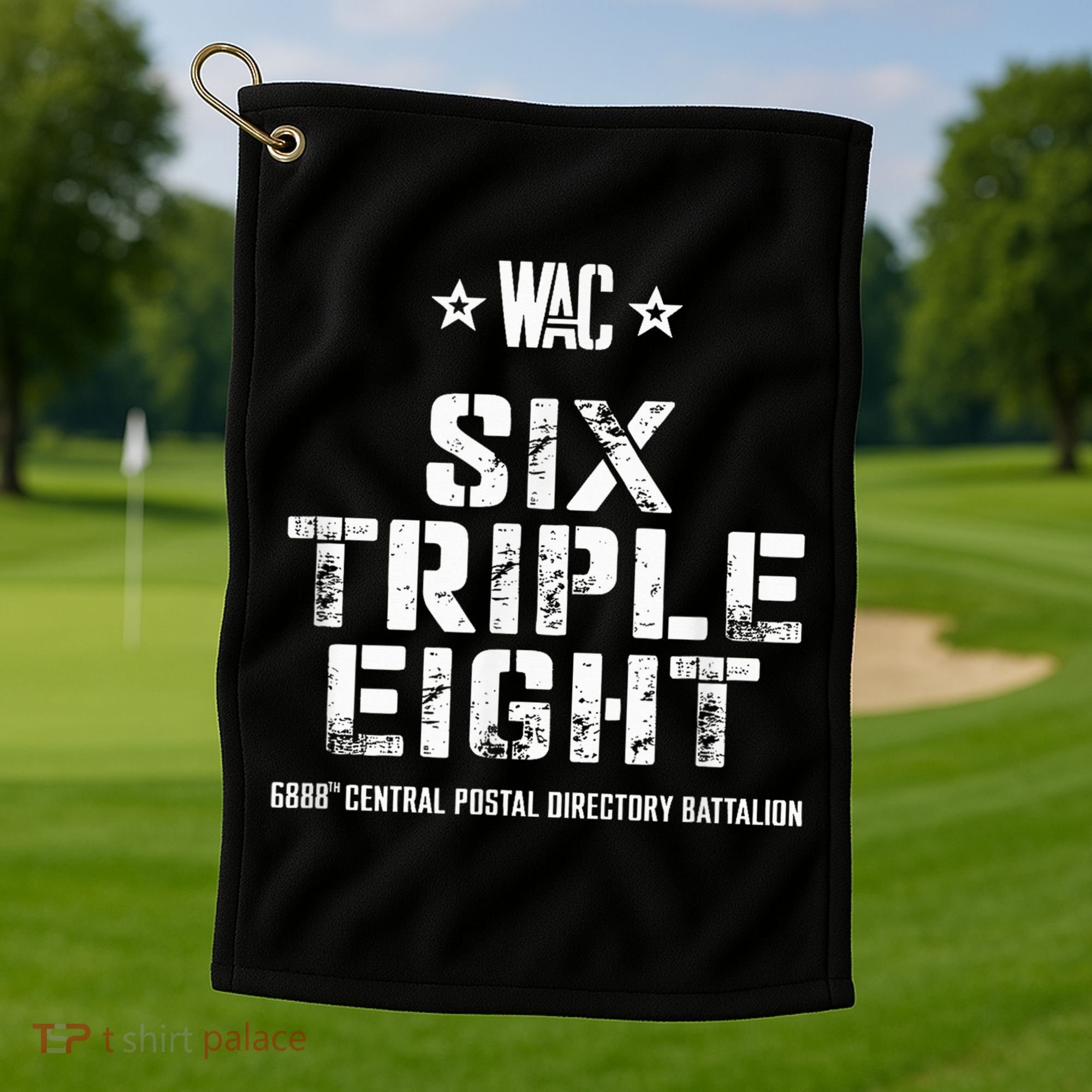 6888th Central Postal Directory Battalion 6 Triple 8th Golf Towel