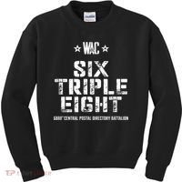 6888th Central Postal Directory Battalion 6 Triple 8th Kids Sweatshirt thumb 0
