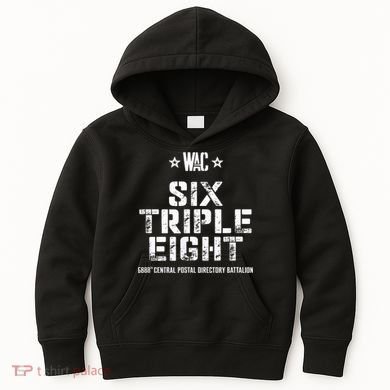 6888th Central Postal Directory Battalion 6 Triple 8th Kids Hoodie