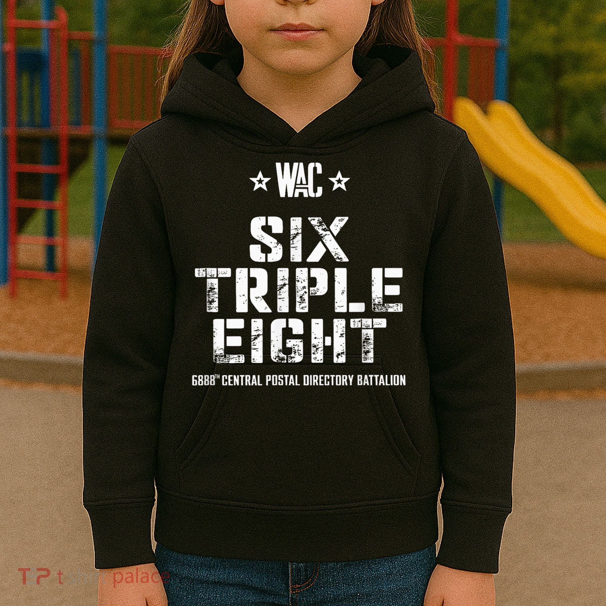 6888th Central Postal Directory Battalion 6 Triple 8th Kids Hoodie