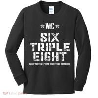 6888th Central Postal Directory Battalion 6 Triple 8th Kids Long Sleeve Shirt thumb 0