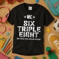 6888th Central Postal Directory Battalion 6 Triple 8th Kids T-Shirt thumb 3