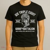 6888th Central Postal Directory Battalion 6 Triple 8th T-Shirt thumb 3