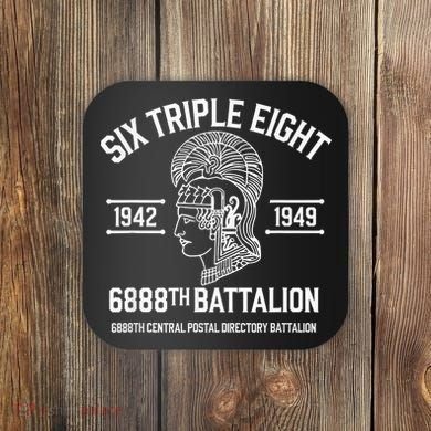 6888th Central Postal Directory Battalion 6 Triple 8th Coaster
