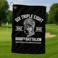 6888th Central Postal Directory Battalion 6 Triple 8th Golf Towel thumb 1