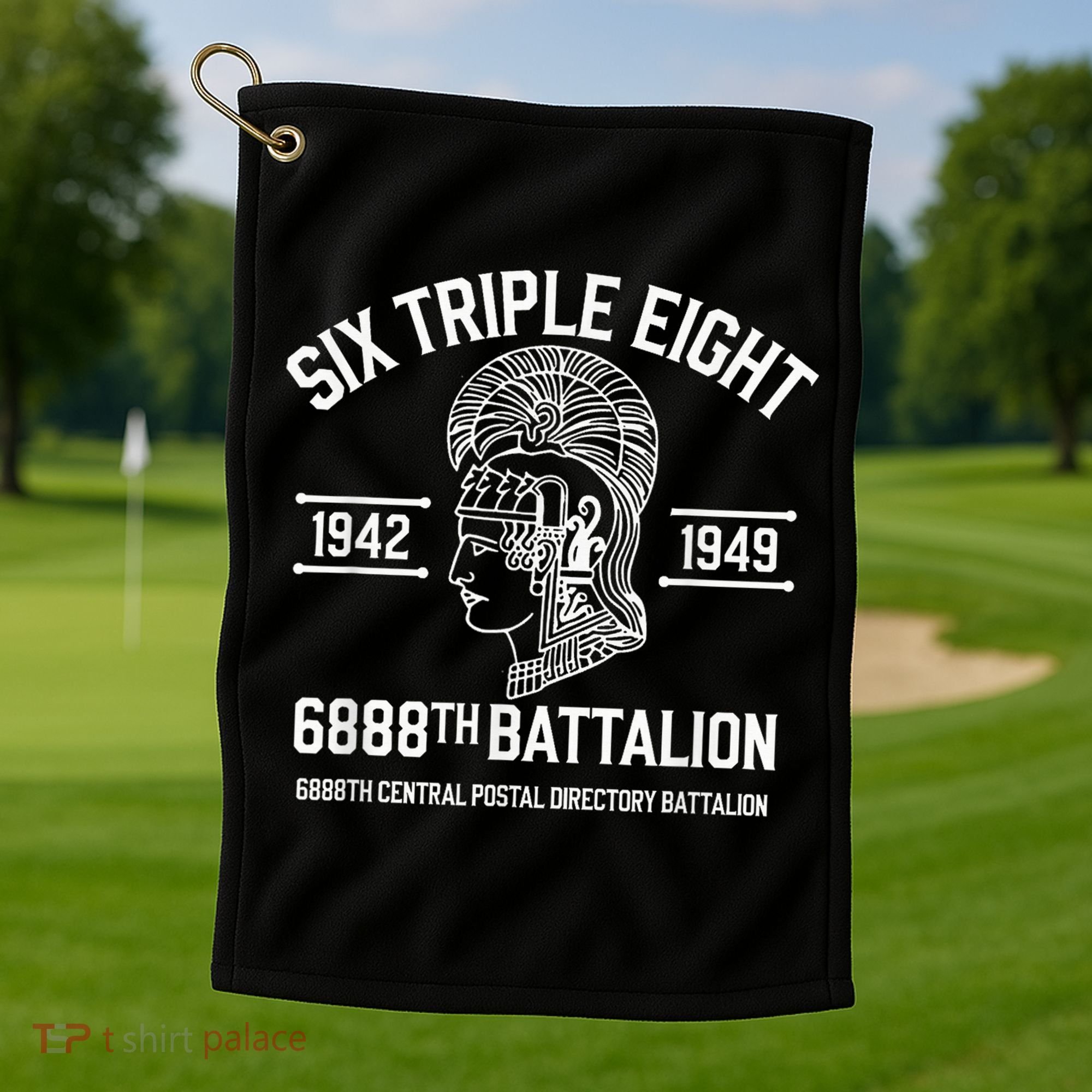 6888th Central Postal Directory Battalion 6 Triple 8th Golf Towel