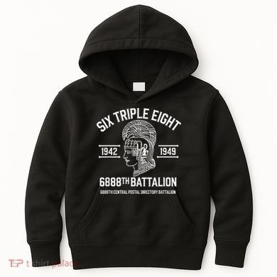 6888th Central Postal Directory Battalion 6 Triple 8th Kids Hoodie
