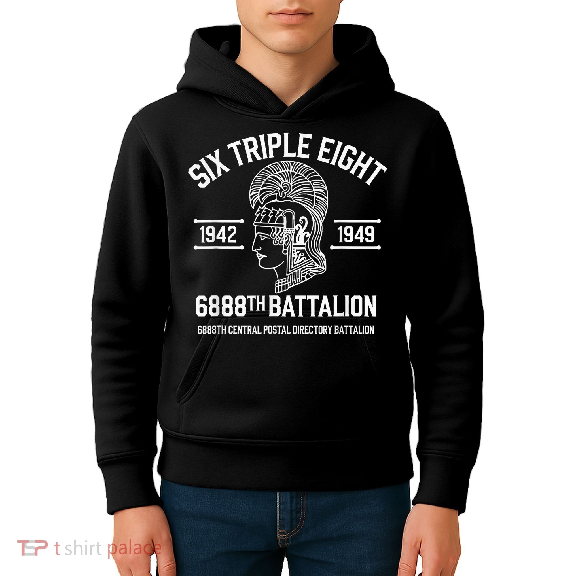 6888th Central Postal Directory Battalion 6 Triple 8th Kids Hoodie