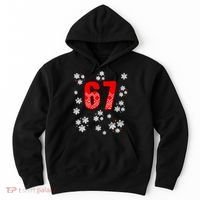 67 Christmas Snowflake Ugly Sweater 6-7 Meme Hoodie thumb 0