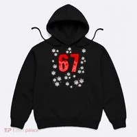 67 Christmas Snowflake Ugly Sweater 6-7 Meme Hoodie thumb 0