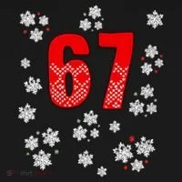 67 Christmas Snowflake Ugly Sweater 6-7 Meme Long Sleeve Shirt thumb 2