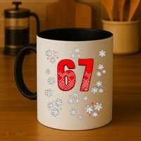 67 Christmas Snowflake Ugly Sweater 6-7 Meme Coffee Mug thumb 4
