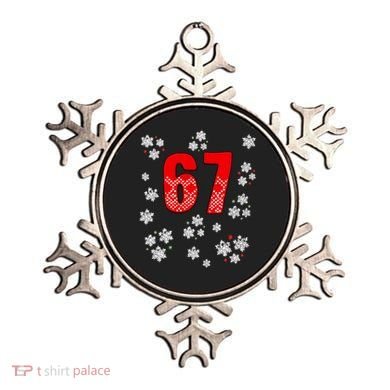 67 Christmas Snowflake Ugly Sweater 6-7 Meme Ornament