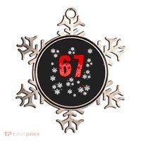 67 Christmas Snowflake Ugly Sweater 6-7 Meme Ornament thumb 0