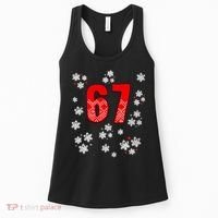 67 Christmas Snowflake Ugly Sweater 6-7 Meme Women's Tank Top thumb 0