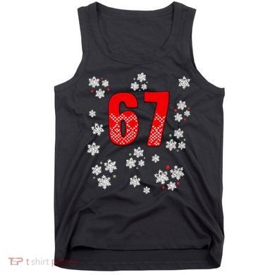 67 Christmas Snowflake Ugly Sweater 6-7 Meme Tank Top