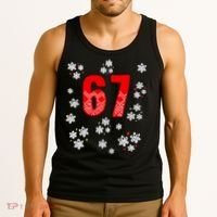 67 Christmas Snowflake Ugly Sweater 6-7 Meme Tank Top thumb 3
