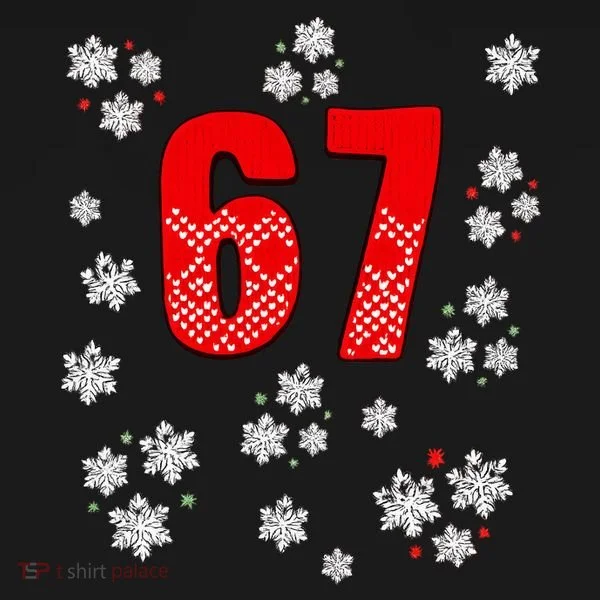 67 Christmas Snowflake Ugly Sweater 6-7 Meme Tank Top