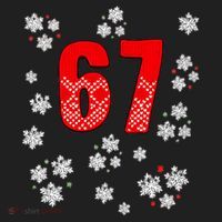 67 Christmas Snowflake Ugly Sweater 6-7 Meme Golf Towel thumb 3
