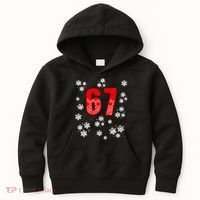 67 Christmas Snowflake Ugly Sweater 6-7 Meme Kids Hoodie thumb 0