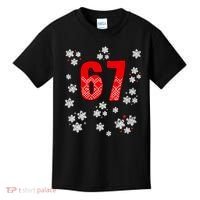 67 Christmas Snowflake Ugly Sweater 6-7 Meme Kids T-Shirt thumb 0