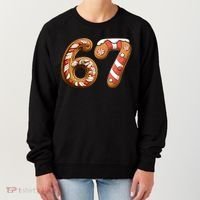 67 Christmas Six Seven Funny Meme Gingerbread Cookies Women's Sweatshirt thumb 0