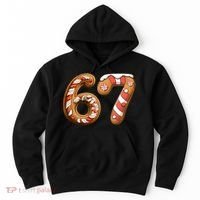 67 Christmas Six Seven Funny Meme Gingerbread Cookies Hoodie thumb 0
