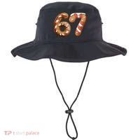 67 Christmas Six Seven Funny Meme Gingerbread Cookies Bucket Hat thumb 0
