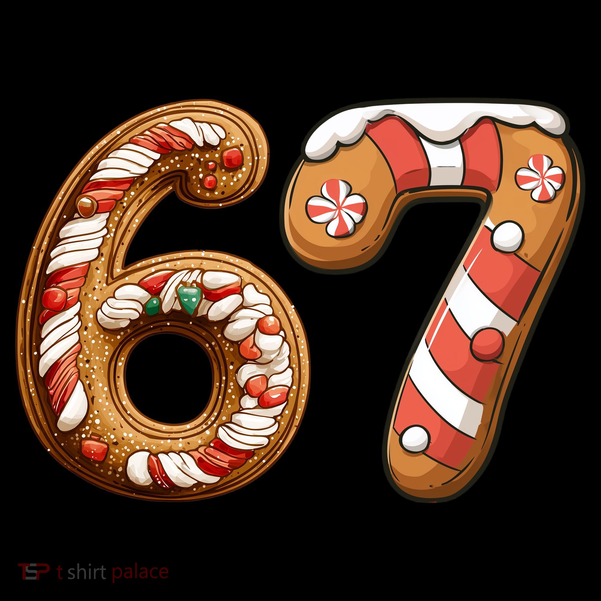 67 Christmas Six Seven Funny Meme Gingerbread Cookies Coffee Mug