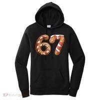 67 Christmas Six Seven Funny Meme Gingerbread Cookies Women's Hoodie thumb 0