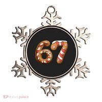 67 Christmas Six Seven Funny Meme Gingerbread Cookies Ornament thumb 0