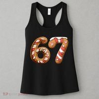67 Christmas Six Seven Funny Meme Gingerbread Cookies Women's Tank Top thumb 3