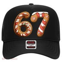 67 Christmas Six Seven Funny Meme Gingerbread Cookies Hat thumb 0