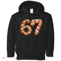 67 Christmas Six Seven Funny Meme Gingerbread Cookies Toddler Hoodie thumb 0