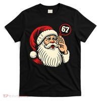 67 Christmas Six Seven Meme Brainrot Santa Claus T-Shirt thumb 0