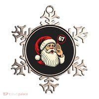 67 Christmas Six Seven Meme Brainrot Santa Claus Ornament thumb 0