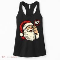 67 Christmas Six Seven Meme Brainrot Santa Claus Women's Tank Top thumb 0
