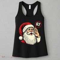 67 Christmas Six Seven Meme Brainrot Santa Claus Women's Tank Top thumb 3