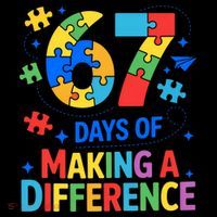 67 Days Of Making A Difference 6-7 Meme Autism Awareness Coffee Mug thumb 5