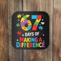 67 Days Of Making A Difference 6-7 Meme Autism Awareness Coaster thumb 0