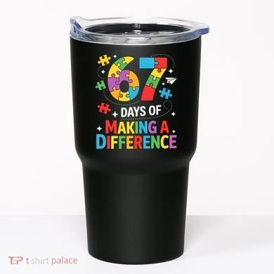 67 Days Of Making A Difference 6-7 Meme Autism Awareness Tumbler