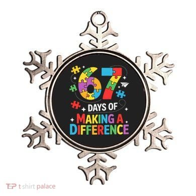 67 Days Of Making A Difference 6-7 Meme Autism Awareness Ornament