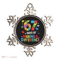 67 Days Of Making A Difference 6-7 Meme Autism Awareness Ornament thumb 0