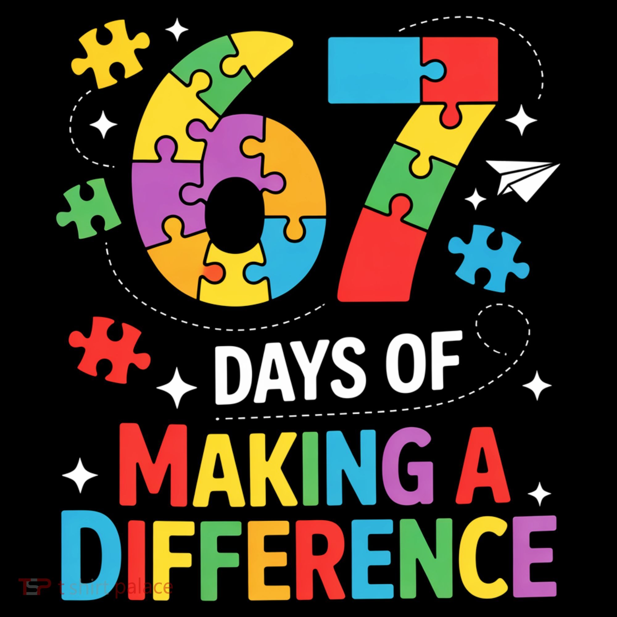 67 Days Of Making A Difference 6-7 Meme Autism Awareness Ornament